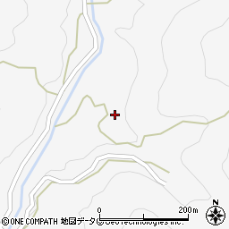 熊本県球磨郡五木村内谷周辺の地図