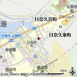 熊本県八代市日奈久東町221周辺の地図