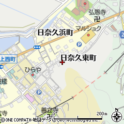 熊本県八代市日奈久東町201周辺の地図