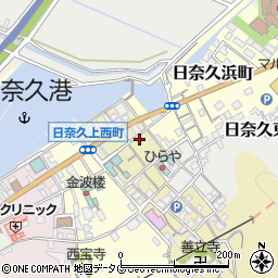 熊本県八代市日奈久中町267周辺の地図