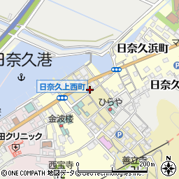 熊本県八代市日奈久中町548周辺の地図