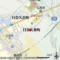 熊本県八代市日奈久東町183周辺の地図