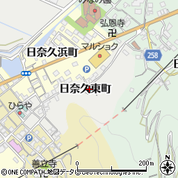 熊本県八代市日奈久東町178周辺の地図
