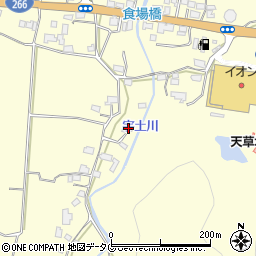 熊本県天草市亀場町食場1237周辺の地図