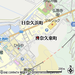 熊本県八代市日奈久東町196周辺の地図