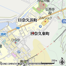 熊本県八代市日奈久東町193周辺の地図
