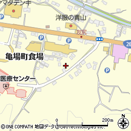 熊本県天草市亀場町食場885-1周辺の地図
