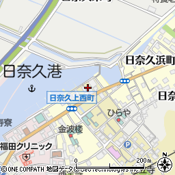 日奈久温泉観光案内所周辺の地図