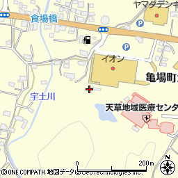 熊本県天草市亀場町食場747周辺の地図