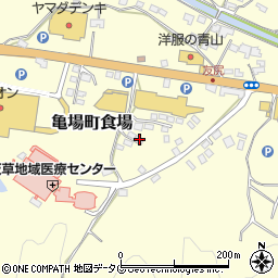 熊本県天草市亀場町食場836周辺の地図