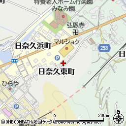 熊本県八代市日奈久東町171周辺の地図