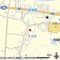 熊本県天草市亀場町食場267周辺の地図