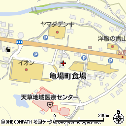 熊本県天草市亀場町食場784-12周辺の地図