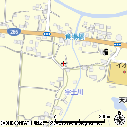 熊本県天草市亀場町食場256周辺の地図