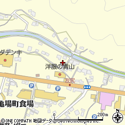熊本県天草市亀場町食場669-1周辺の地図