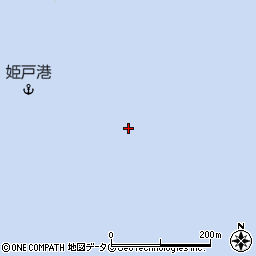 姫戸港周辺の地図