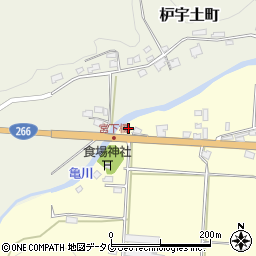 熊本県天草市亀場町食場110周辺の地図