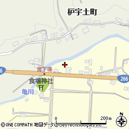 熊本県天草市亀場町食場115-1周辺の地図