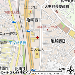 〒883-0068 宮崎県日向市亀崎西の地図