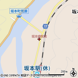 坂本病院前周辺の地図