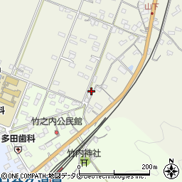 熊本県八代市日奈久山下町2595周辺の地図
