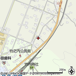 熊本県八代市日奈久山下町2596周辺の地図