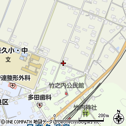 熊本県八代市日奈久山下町3326周辺の地図