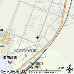 熊本県八代市日奈久山下町3389周辺の地図