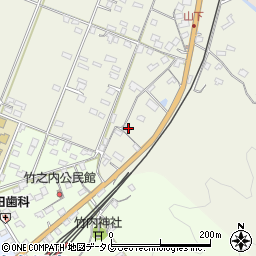 熊本県八代市日奈久山下町2589周辺の地図