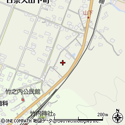 熊本県八代市日奈久山下町2588周辺の地図