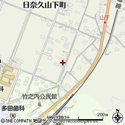 熊本県八代市日奈久山下町3382周辺の地図