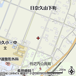熊本県八代市日奈久山下町4091周辺の地図