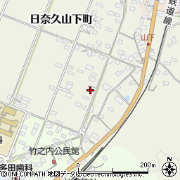 熊本県八代市日奈久山下町3378周辺の地図