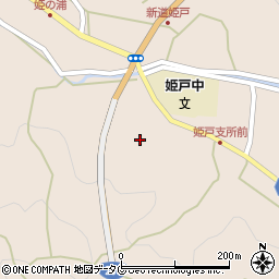 熊本県上天草市姫戸町姫浦1076周辺の地図