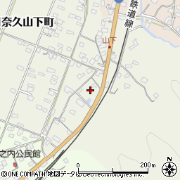 熊本県八代市日奈久山下町2581周辺の地図