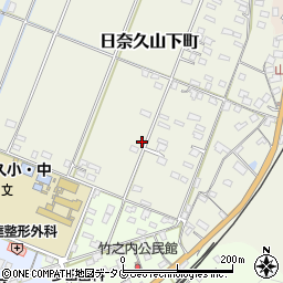 熊本県八代市日奈久山下町4090周辺の地図