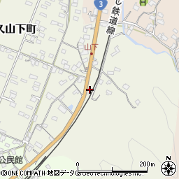 熊本県八代市日奈久山下町2575周辺の地図
