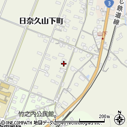 熊本県八代市日奈久山下町3372周辺の地図