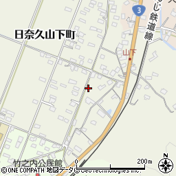 熊本県八代市日奈久山下町3405周辺の地図