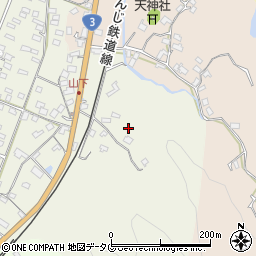 熊本県八代市日奈久山下町2448周辺の地図