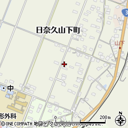 熊本県八代市日奈久山下町3349周辺の地図