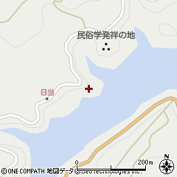 宮崎県東臼杵郡椎葉村大河内周辺の地図