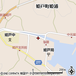 熊本県上天草市姫戸町姫浦2553-1周辺の地図