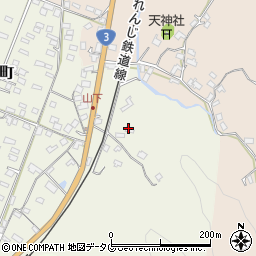 熊本県八代市日奈久山下町2514周辺の地図