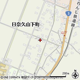 熊本県八代市日奈久山下町3359周辺の地図