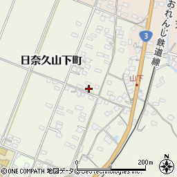 熊本県八代市日奈久山下町3483周辺の地図
