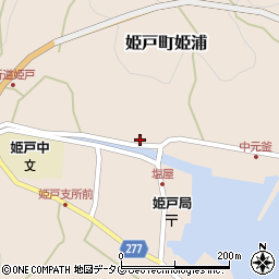 熊本県上天草市姫戸町姫浦2971-2周辺の地図