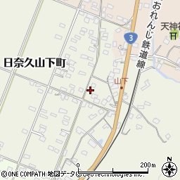 熊本県八代市日奈久山下町3420周辺の地図