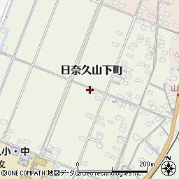 熊本県八代市日奈久山下町4075周辺の地図