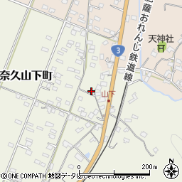 熊本県八代市日奈久山下町3430周辺の地図